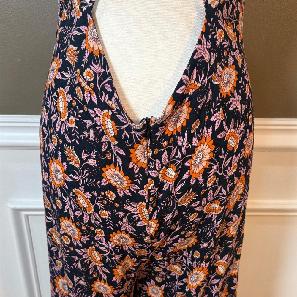 Arnhem Primrose Floral Open Back Jumpsuit AU 16‎ US 12 Boho Wide Leg - Picture 9 of 13